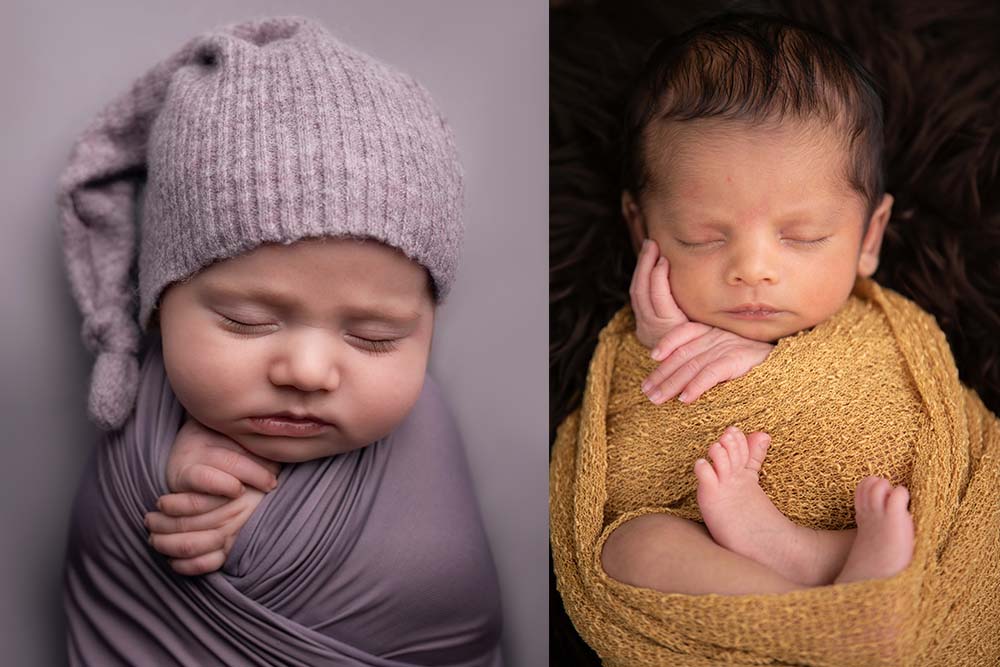 Sesión fotos bebé vestuario especial - Fotógrafo bebés Santiago profesional