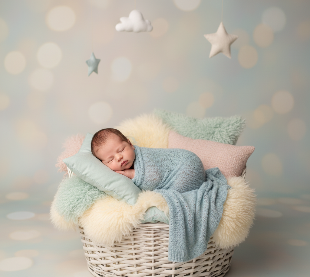 sesión de fotos bebé